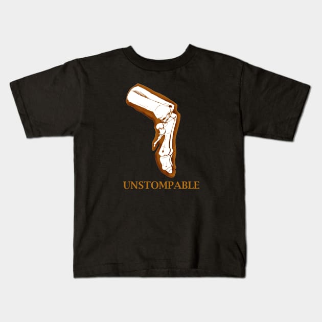 Unstompable Kids T-Shirt by Perryology101